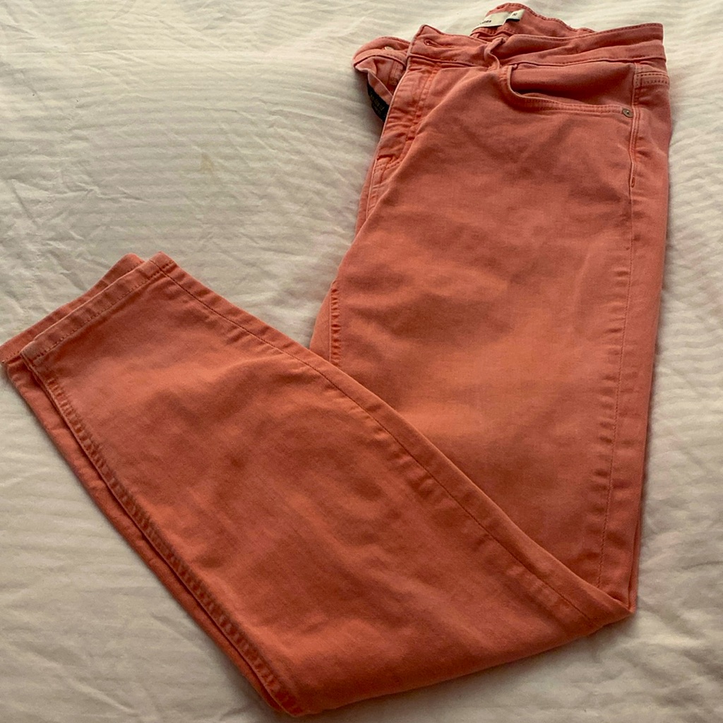 Vineyard Vines Peach Colored High Rise Skinny Jeans Size 30